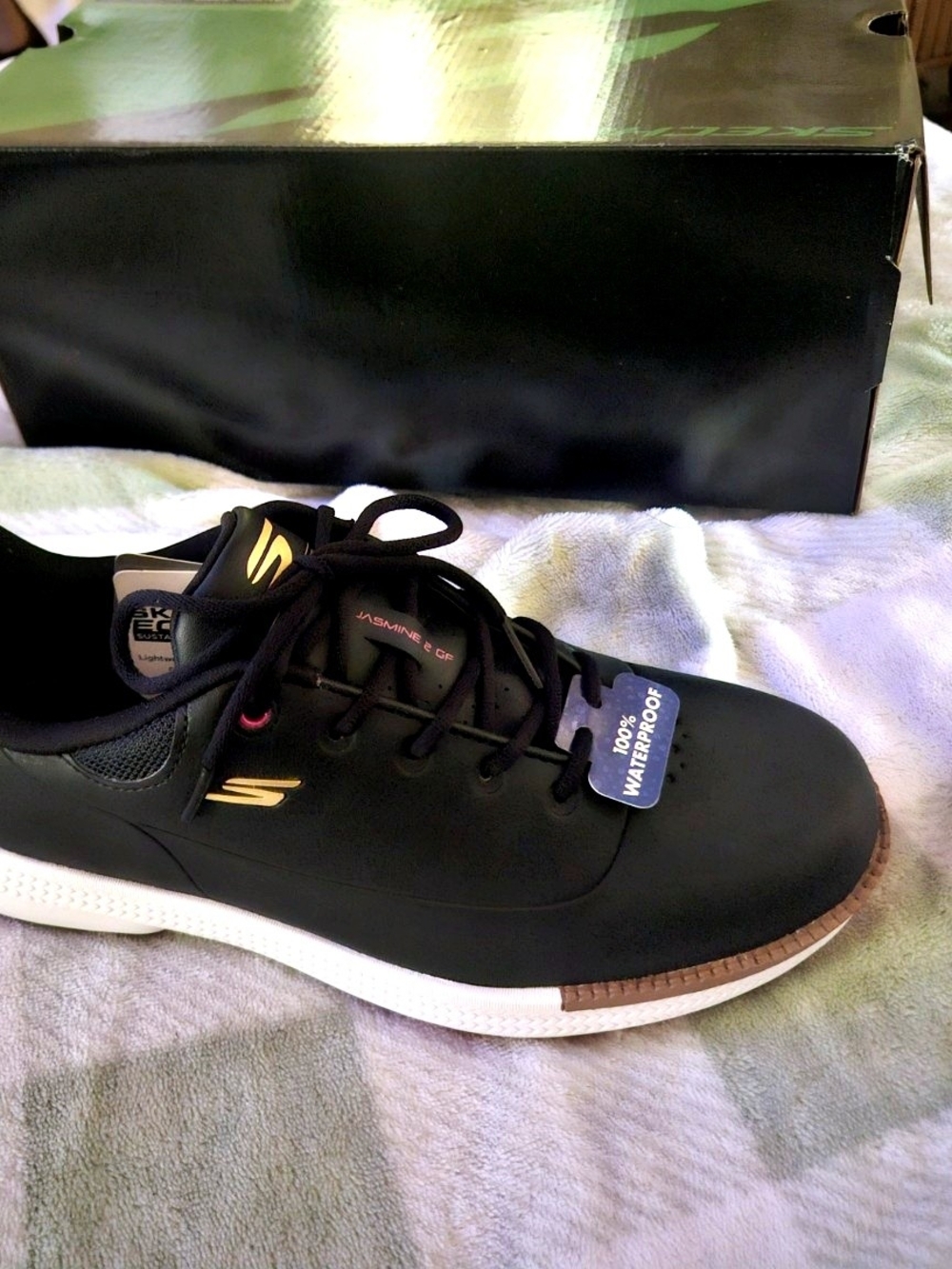 Skechers Black And Pink Go Golf Jasmine 2 GF